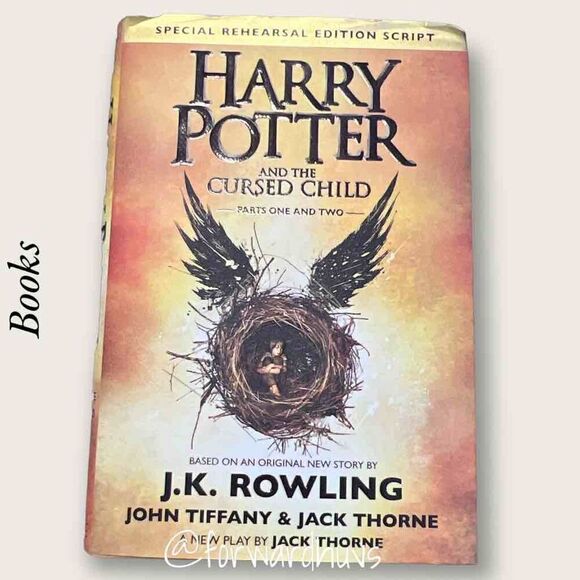 Harry Potter and The Cursed Child Part I & II Special Rehearsal Edition Script - Picture 1 of 8